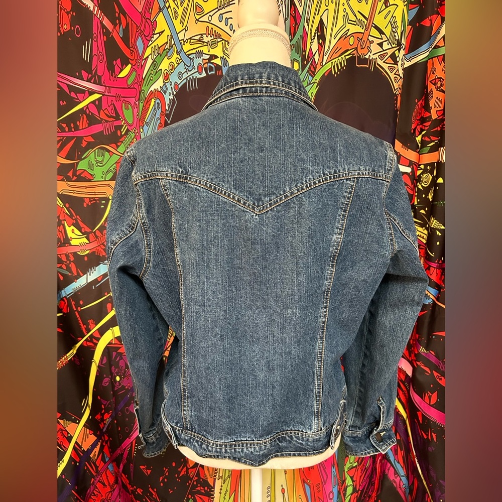 Vintage Bill Blass Denim Jacket Size XL Petite - Picture 3 of 9